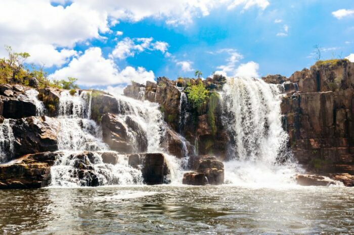 Cascata dos Couros Alto Paraíso, Goiás, Chapada dos Veadeiros