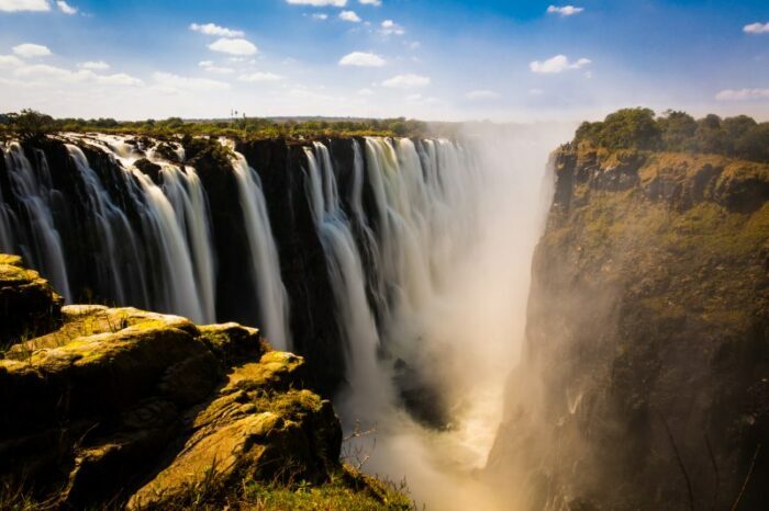 Cataratas Vitoria em Zimbábue