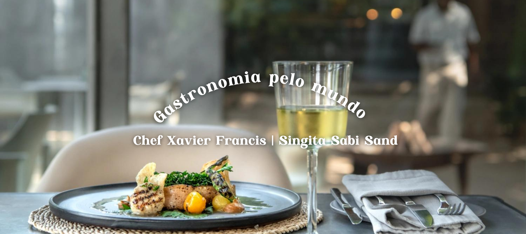 Gastronomia do mundo entevista com chef Xavier Francis