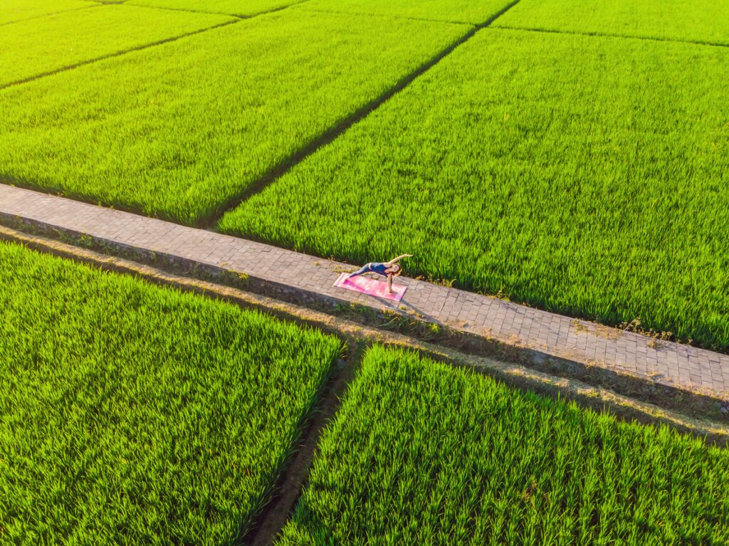 Dia Internacional do Yoga: 4 destinos para praticar yoga pelo mundo - Bali (Indonésia) - campos de arroz (Foto: iStock)